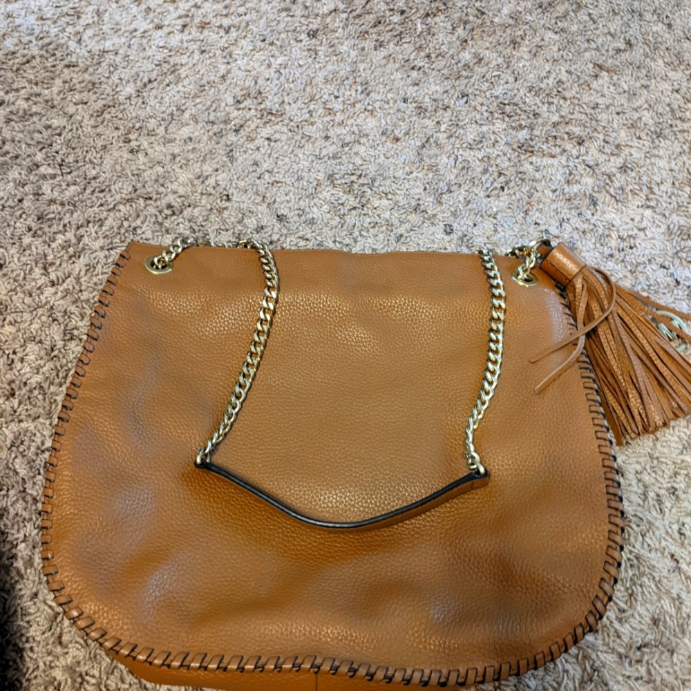 Michael Kors Whipped Chelsea Leather Shoulder Bag